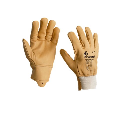 GUYARD 1549 EPA DK Beige 50% Aramid Fibre, 50% Cotton Leather Glove, Size 11