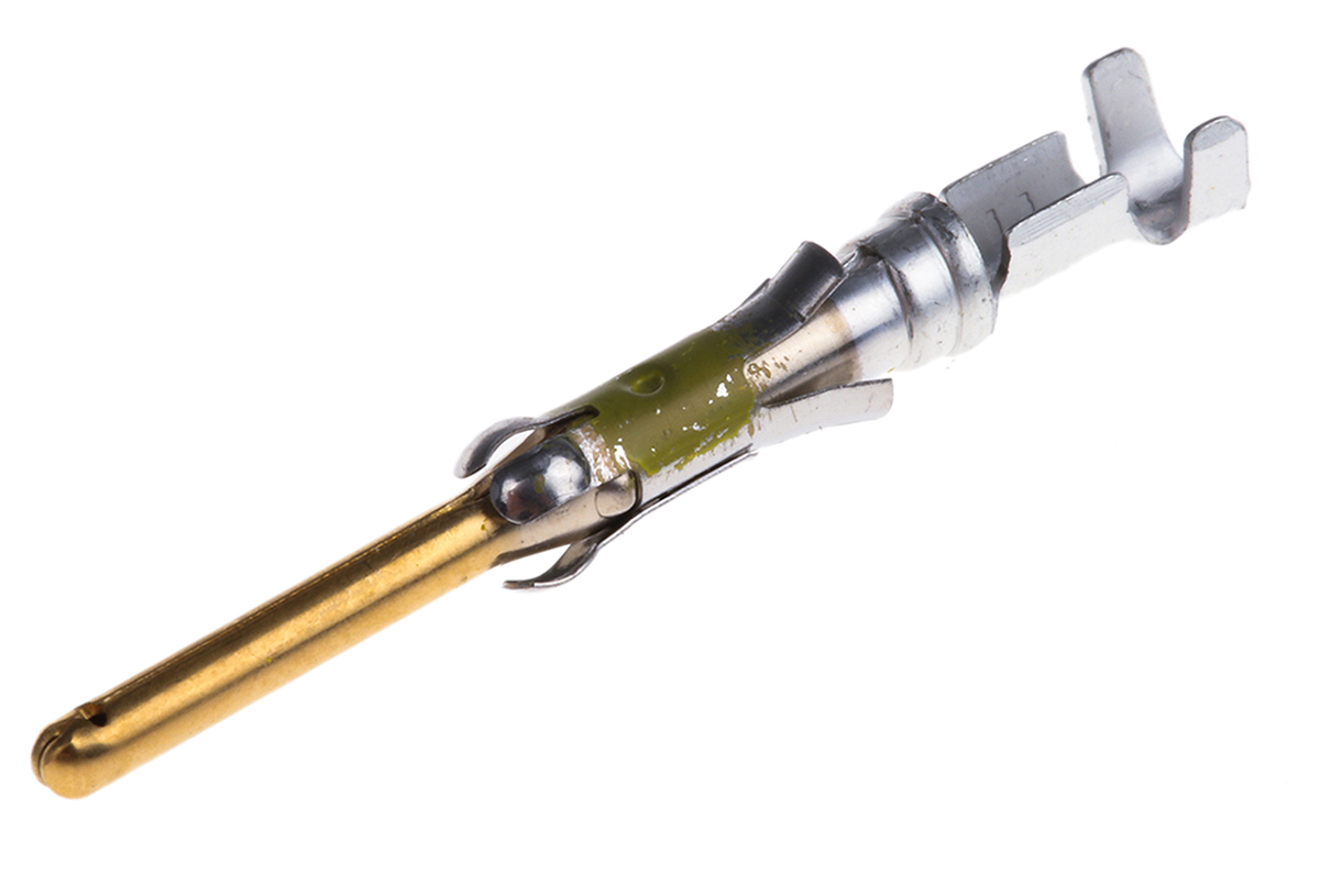 TE Connectivity Male Crimp Circular Connector Contact, Contact Size 16, Wire Size 24 → 20 AWG
