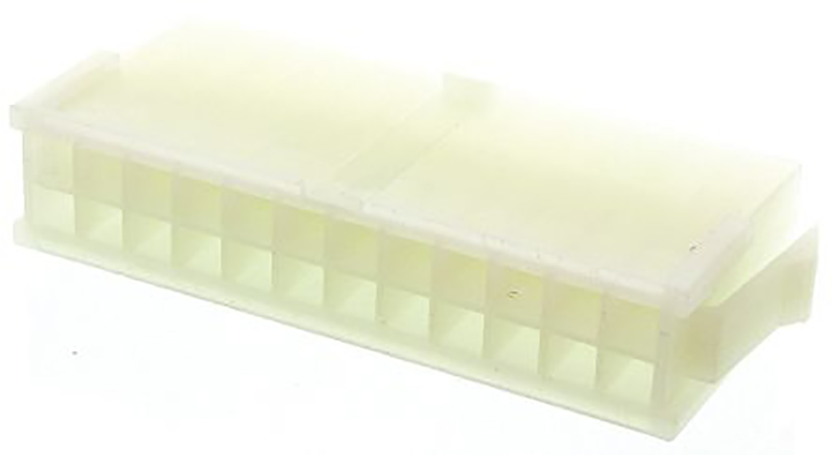 Molex, Mini-Fit Male Crimp Connector Housing, 4.2mm Pitch, 24 Way, 2 Row