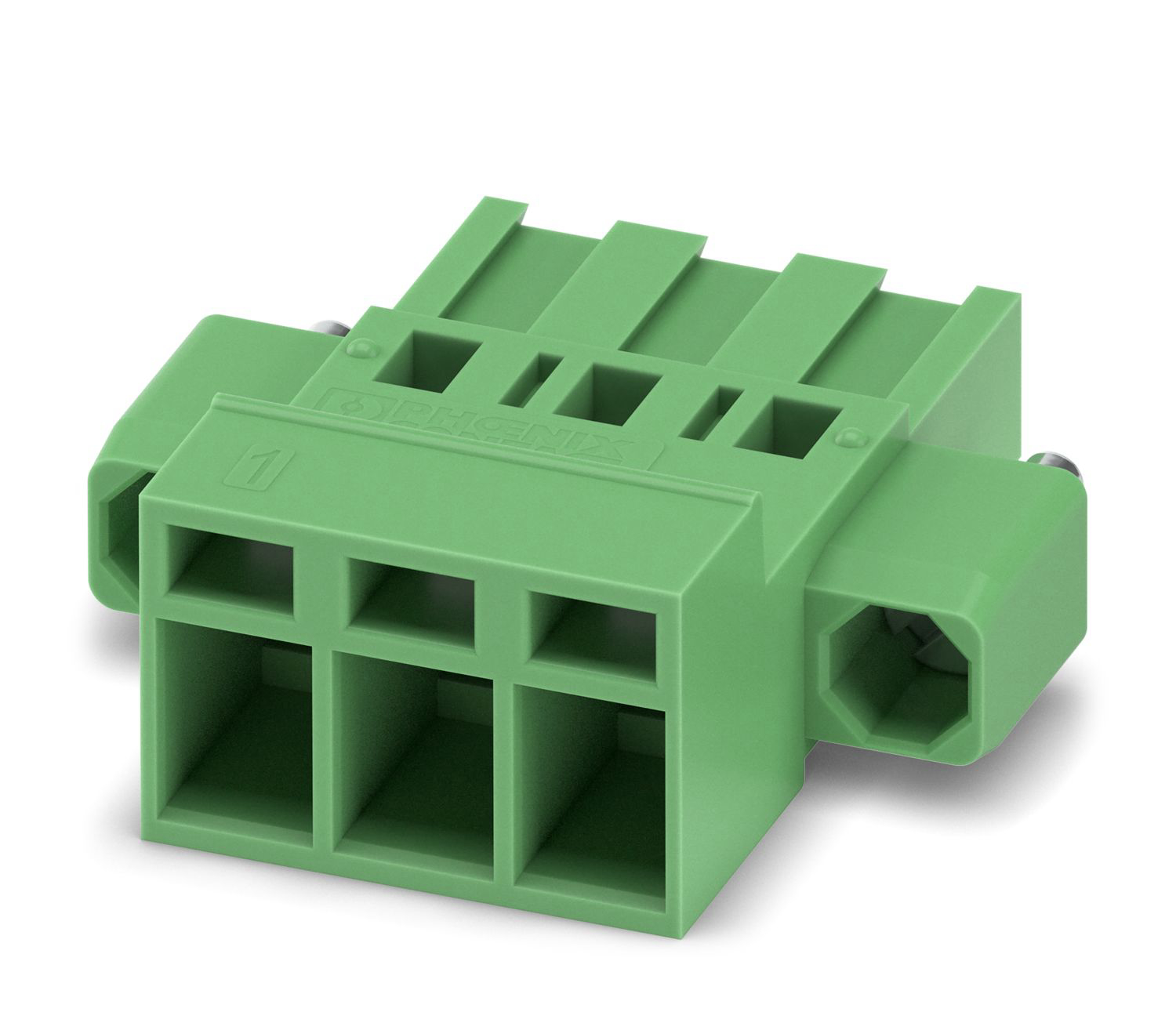Phoenix Contact, 5.08mm Pitch, MSTBC 2.5/ 3-STZF-5.08, 3 Way, , Pluggable Terminal Block, Plug, Plug-In, Screw