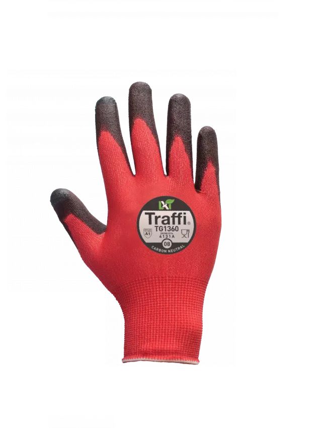 Traffi Traffi Elastane, Nylon Work Gloves, Size 5-12