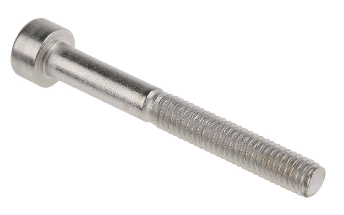 RS PRO Stainless Steel Hex Socket Cap Screw, DIN 912, M4 x 35mm