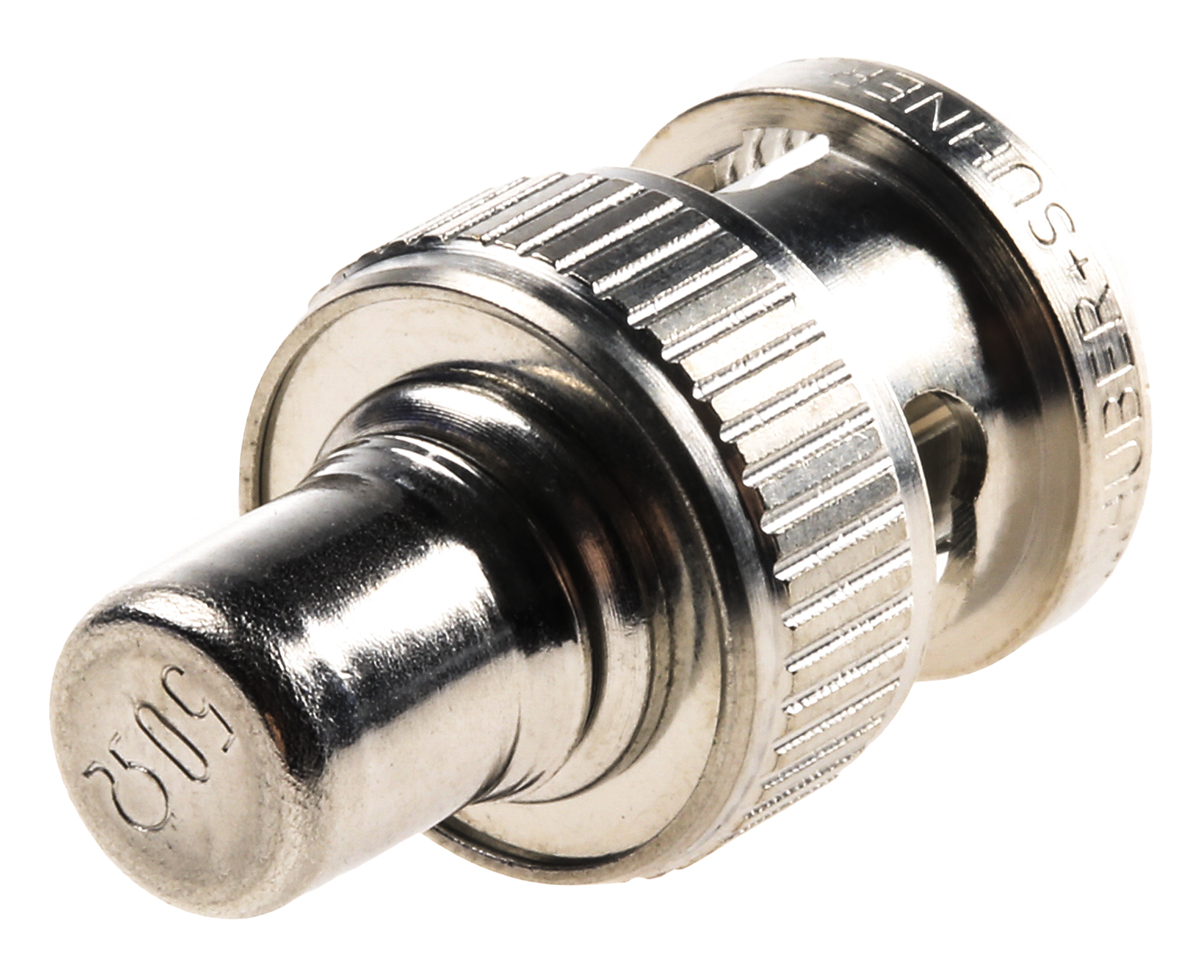 Huber+Suhner, Plug, 50Ω, Straight Body