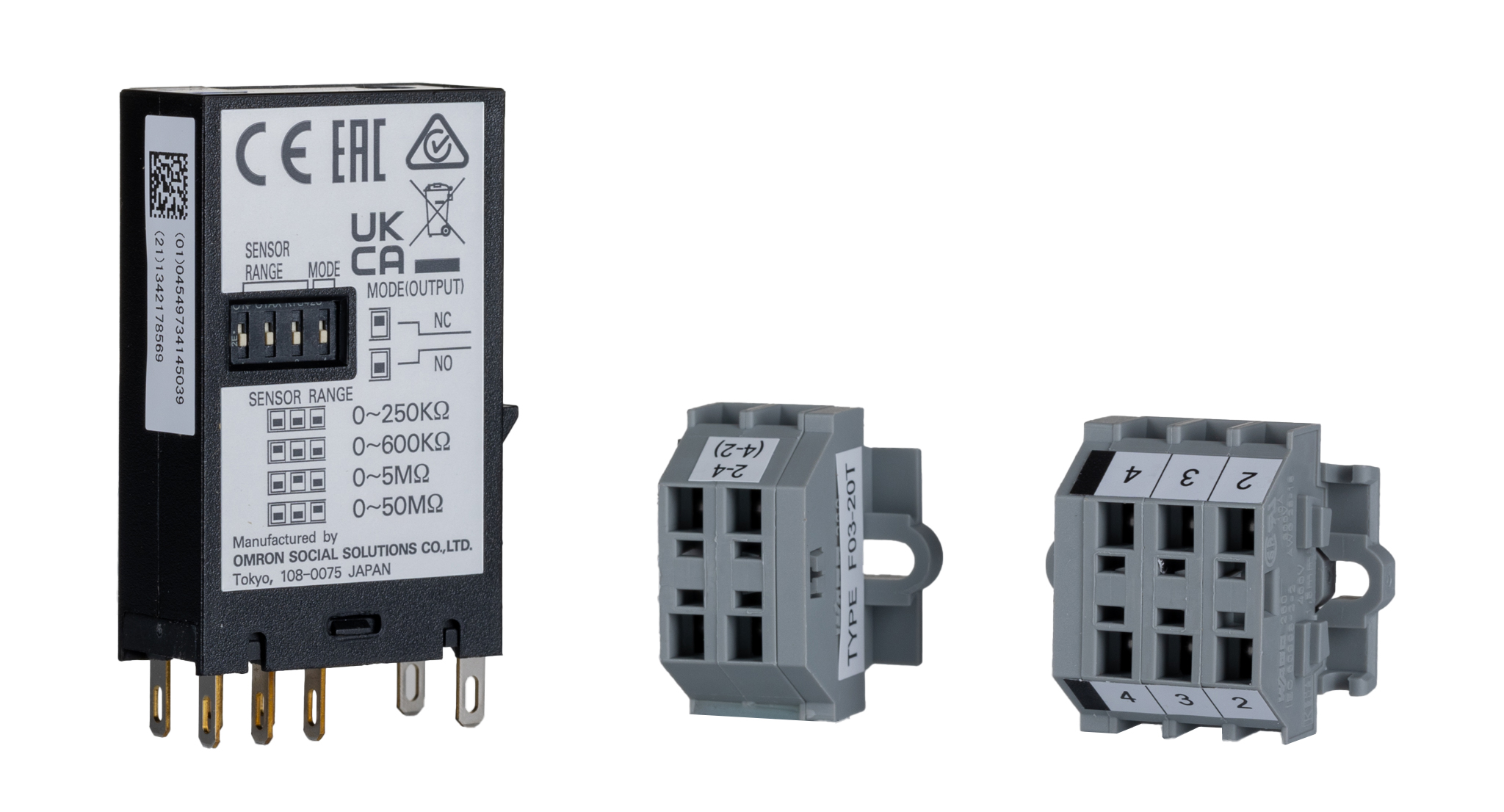 Omron K7L Series Liquid Leak Sensor - Plug-In, 12 → 24 V dc 1 Voltage Input PNP