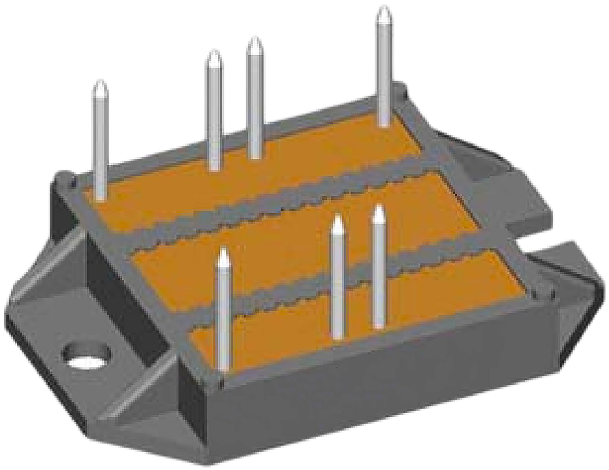 IXYS Bridge Rectifier, 100A, 1700V, 3-phase, 7-Pin