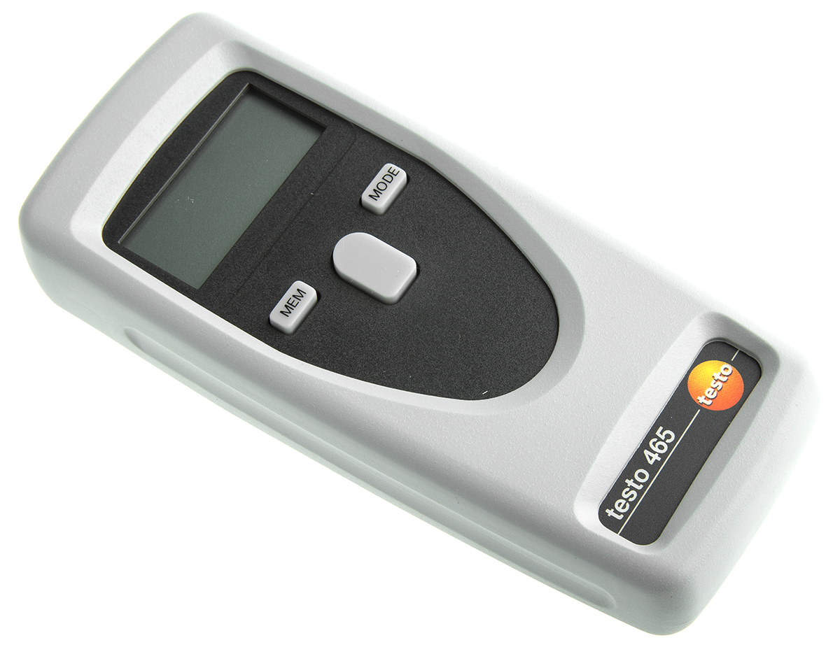 Testo Tachometer Best Accuracy ±0.02 % - Optical LCD 99999rpm