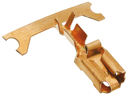 TE Connectivity Positive Lock .250 Mk I Uninsulated Female Spade Connector, Receptacle, 6.35 x 0.81mm Tab Size, 1mm² to