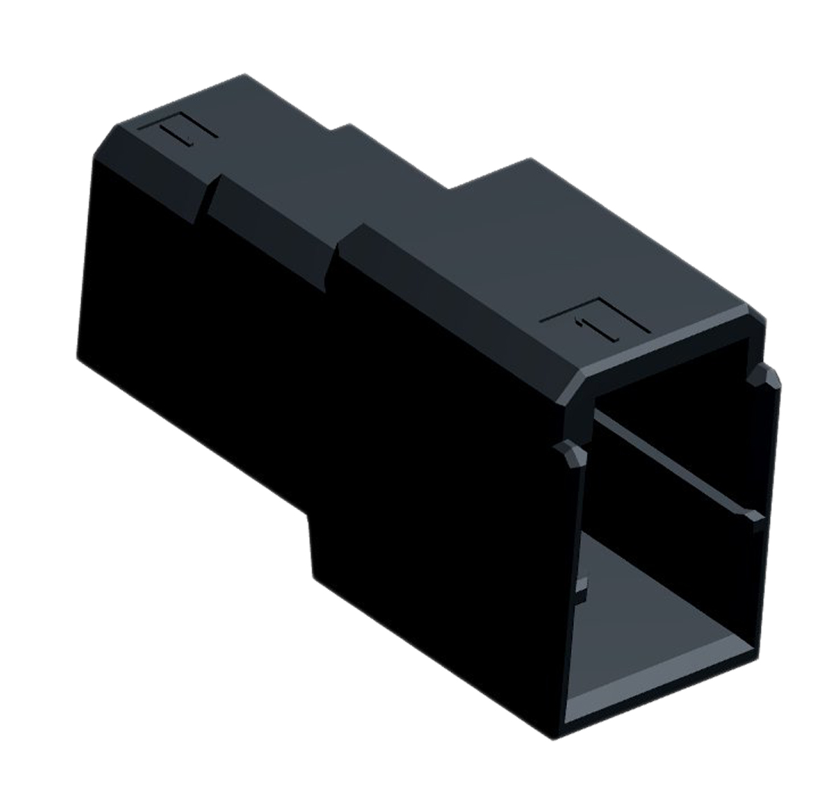 TE Connectivity, Dynamic 1000 Male Connector Housing, 2.5mm Pitch, 4 Way, 2 Row