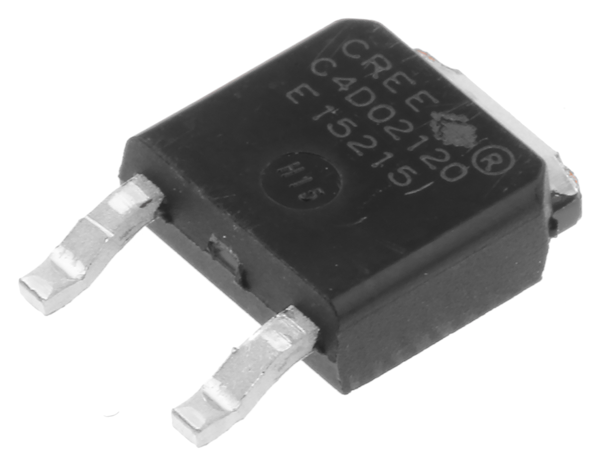 Wolfspeed 1200 V 4.5 A Diode Schottky 3-Pin DPAK