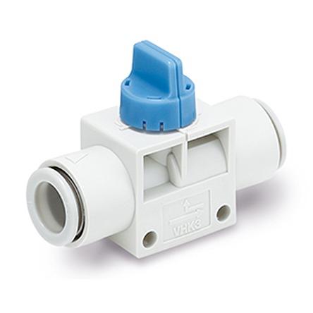SMC Knob 3/2 Pneumatic Manual Control Valve VHK Series, One-Touch Fitting 6 mm, 2.5mm, III B