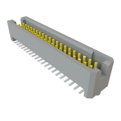 Samtec TFC Series Vertical Through Hole, Surface PCB Header, 40 Contact(s), 1.27 mm Pitch, 2 Row, Shrouded