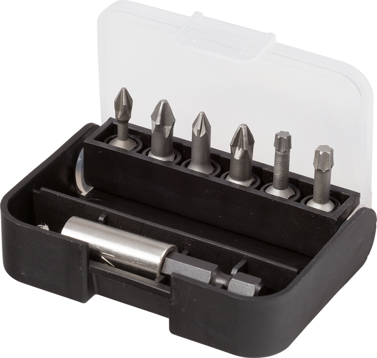 RS PRO Driver Bit Set 7 Pieces, Phillips, Pozidriv, Star