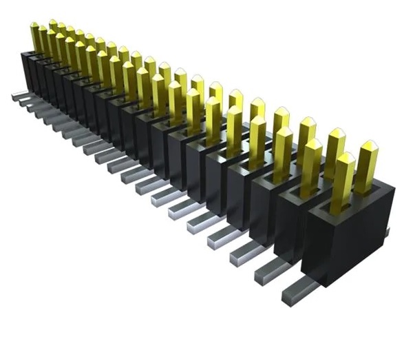 Samtec FTSH Series Vertical Through Hole PCB Header, 4 Contact(s), 1.27 mm Pitch, 2 Row, Unshrouded
