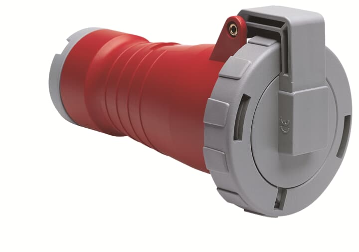 Amphenol Industrial, 2CMA1 IP67, IP69 Red 3P+N+E Industrial Power Socket, Rated At 16A, 415 V