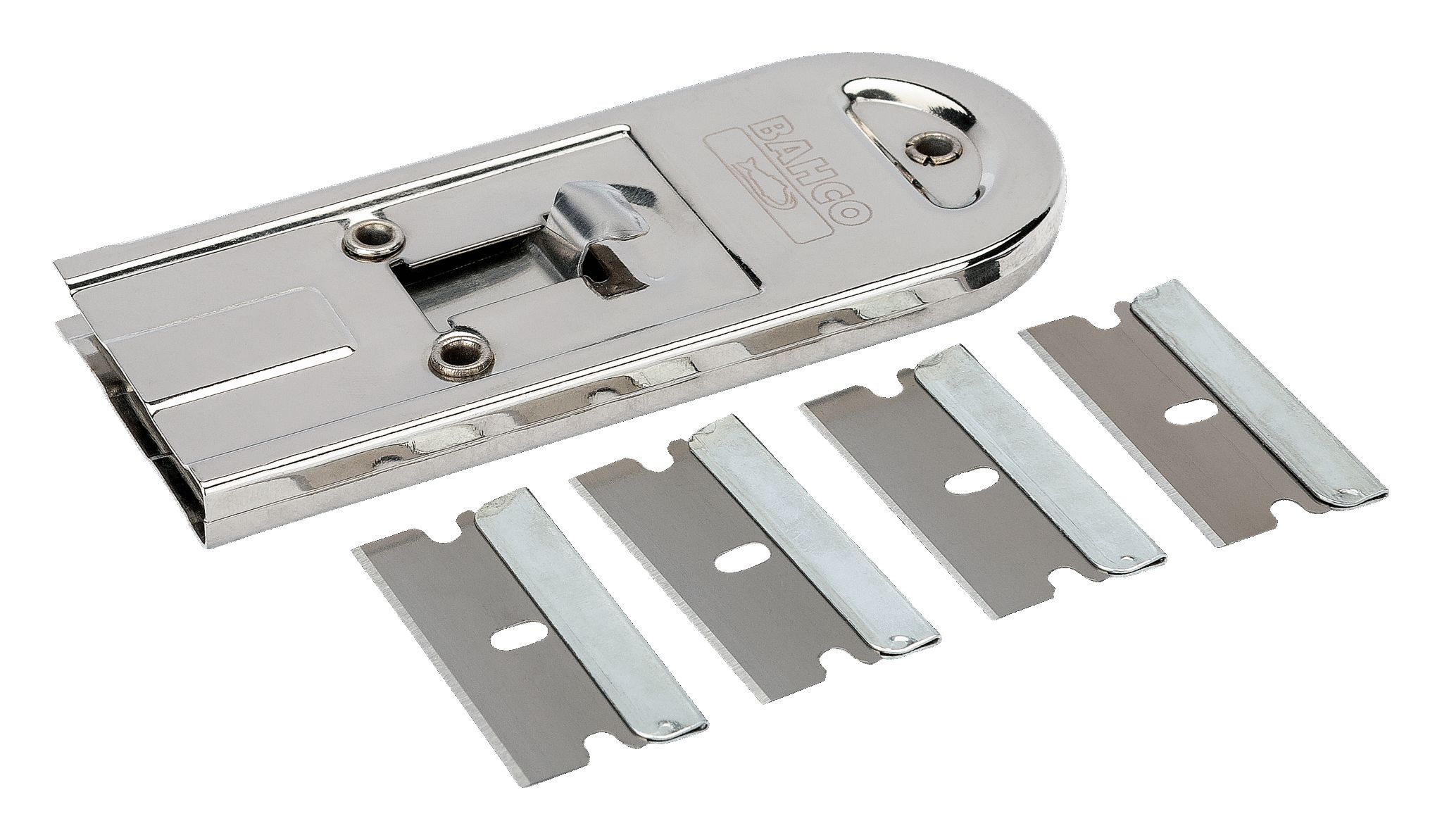 Bahco Steel Window Scraper, 4 piece