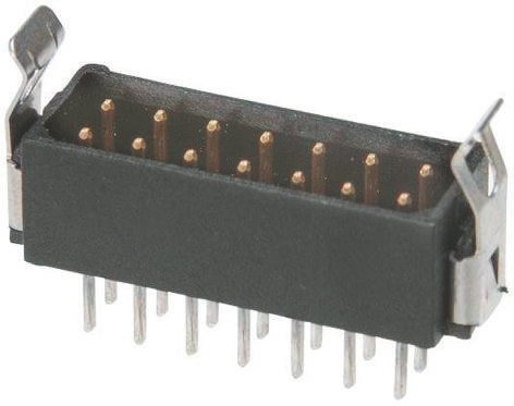 HARWIN Datamate L-Tek Series Straight Through Hole PCB Header, 20 Contact(s), 2 mm Pitch, 2 Row, Shrouded