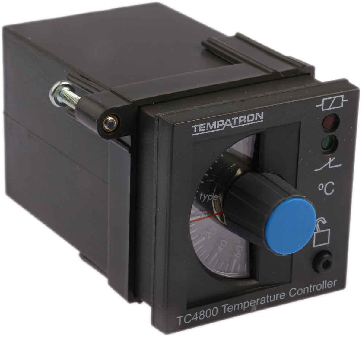 Tempatron 1/16 DIN On/Off Temperature Controller, 48 x 48mm Relay, 110 → 240 V ac Supply Voltage