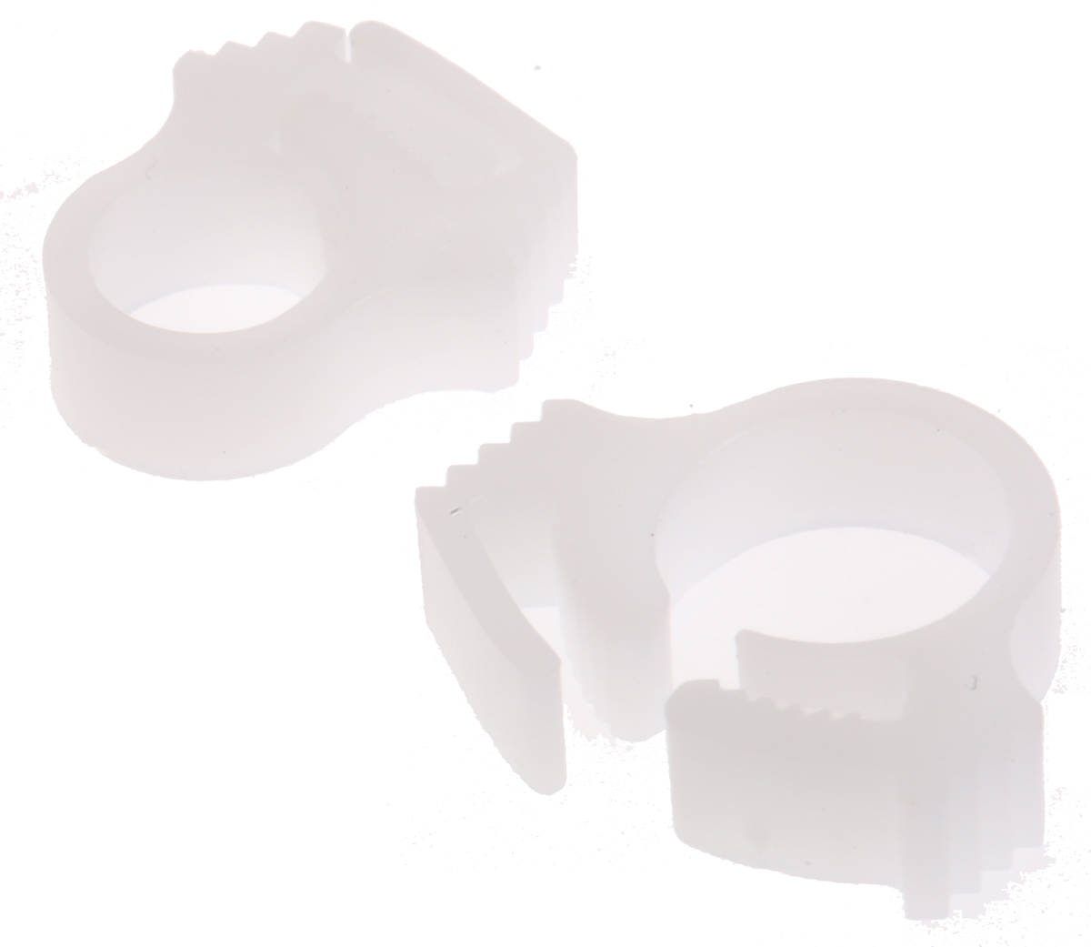 HellermannTyton POM SNP-Series hose clip, 11.73mm Band Width, 6mm ID