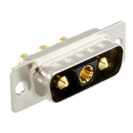 Norcomp 681M 3 Way Panel Mount D-sub Connector Plug, 2.77mm Pitch