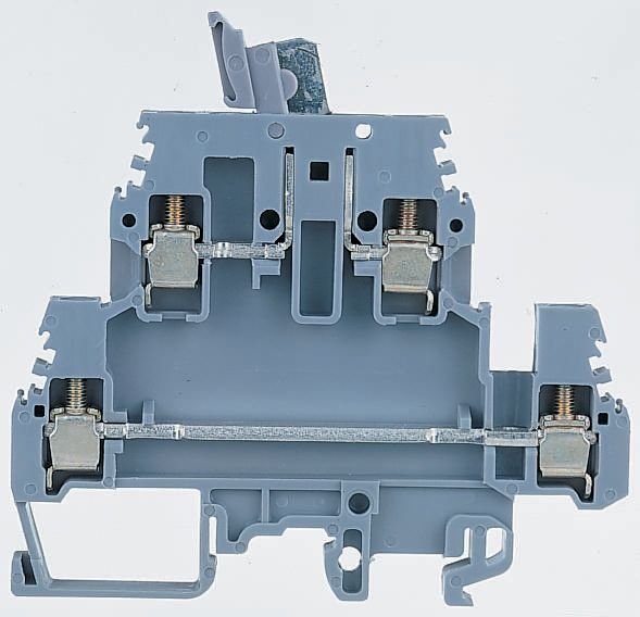 Entrelec FEMS Series End Cover for Use with DIN Rail Terminal Blocks