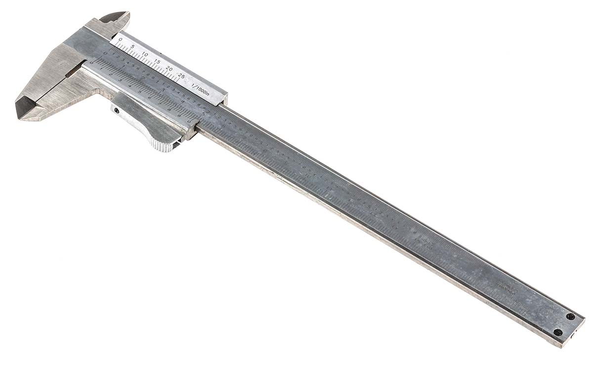 RS PRO 150mm, 6in Vernier Caliper 0.02 mm Resolution, Imperial, Metric