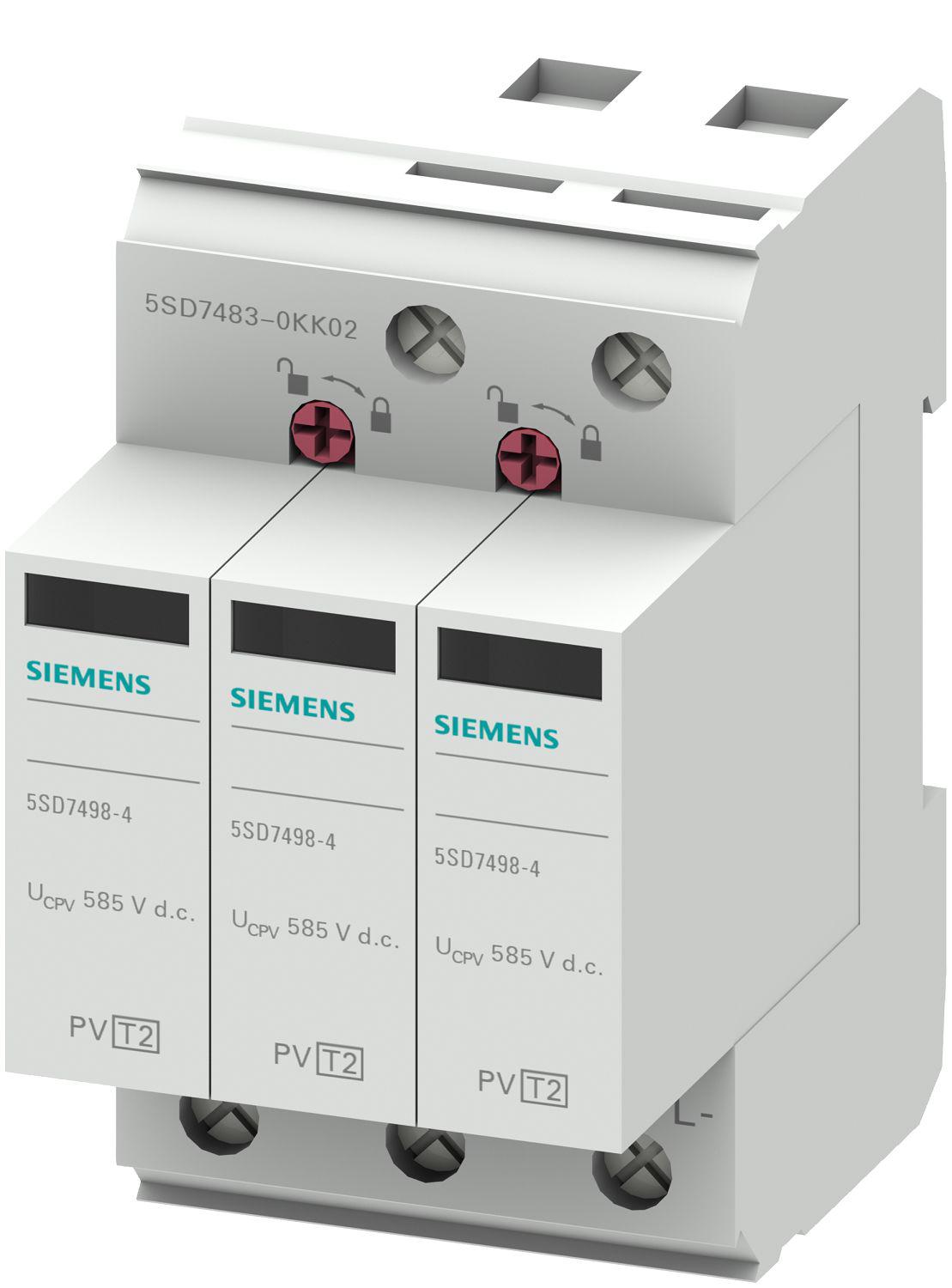 Siemens 1 Phase Surge Arrester, 40kA, 3.7kV, DIN Rail Mount