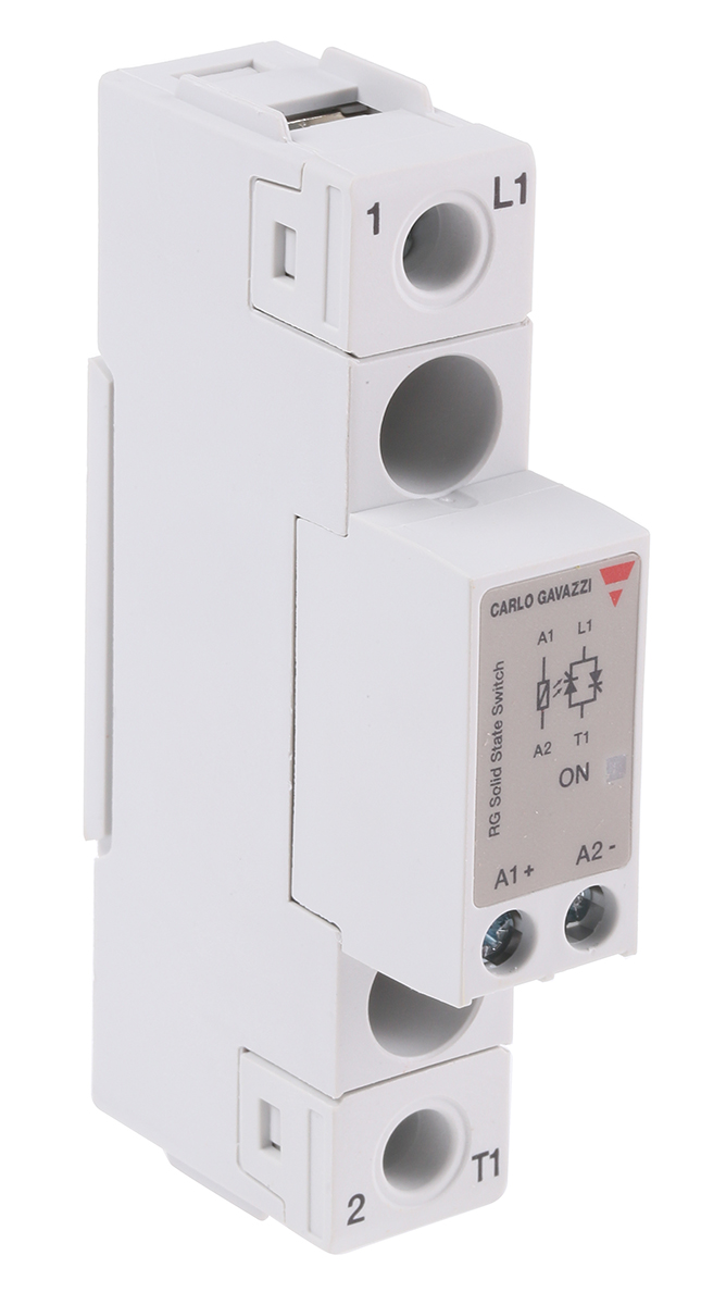 Carlo Gavazzi Solid State Relay, 25 A Load, Panel Mount, 240 V ac Load, 32 V dc Control