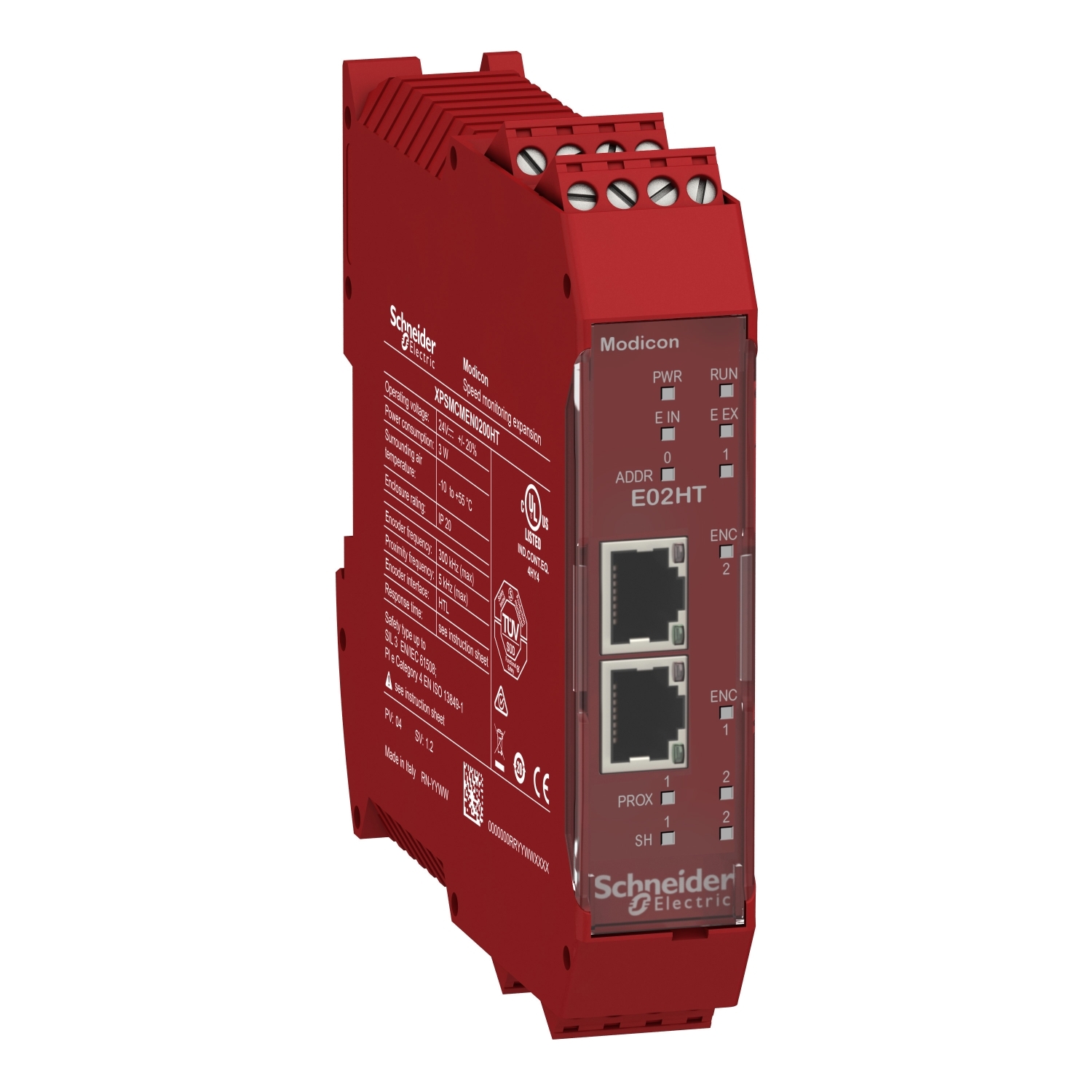 Schneider Electric Preventa Safety Automation XPSMCM Series PLC Expansion Module, 24 V