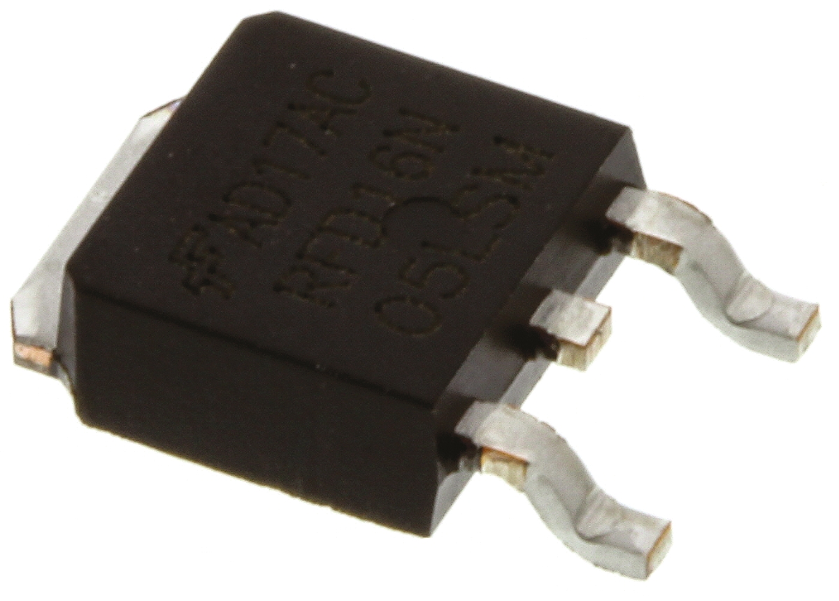 onsemi MegaFET Type N-Channel MOSFET, 16 A, 50 V Enhancement, 3-Pin TO-252 RFD16N05LSM9A