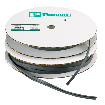Panduit Cable Tie Assemblies, Cable Cleat Cushion Sleeve, 305m x 8.4 mm, Black Neoprene, Pk-1