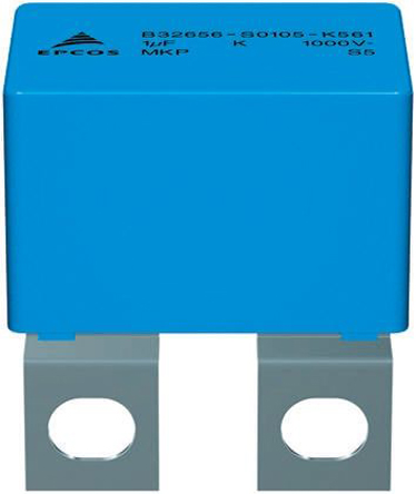 EPCOS B32656S Polypropylene Film Capacitor, 1 kV dc, 480 V ac, ±5%, 680nF, Tab