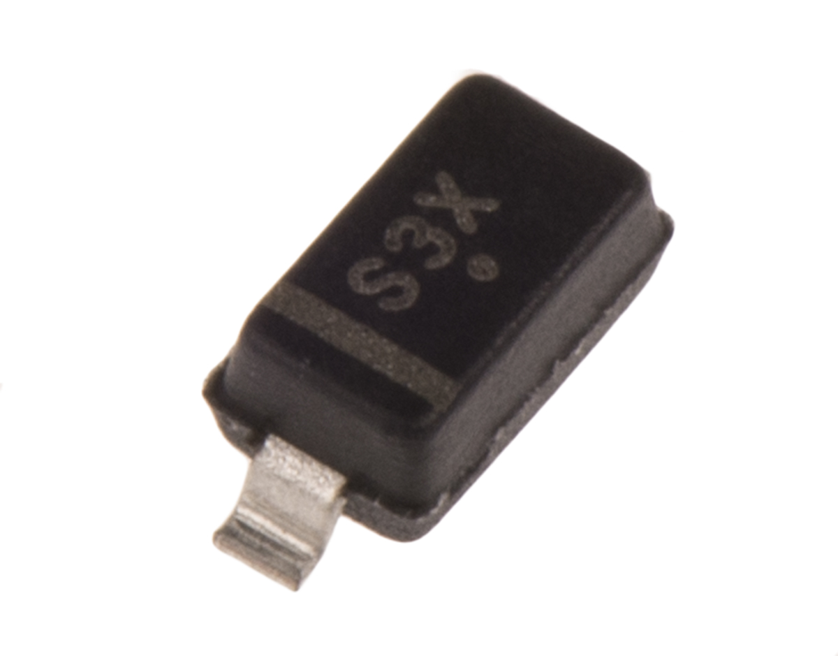 onsemi 30 V 1 A Diode Schottky 2-Pin SOD-123 MBR130T1G