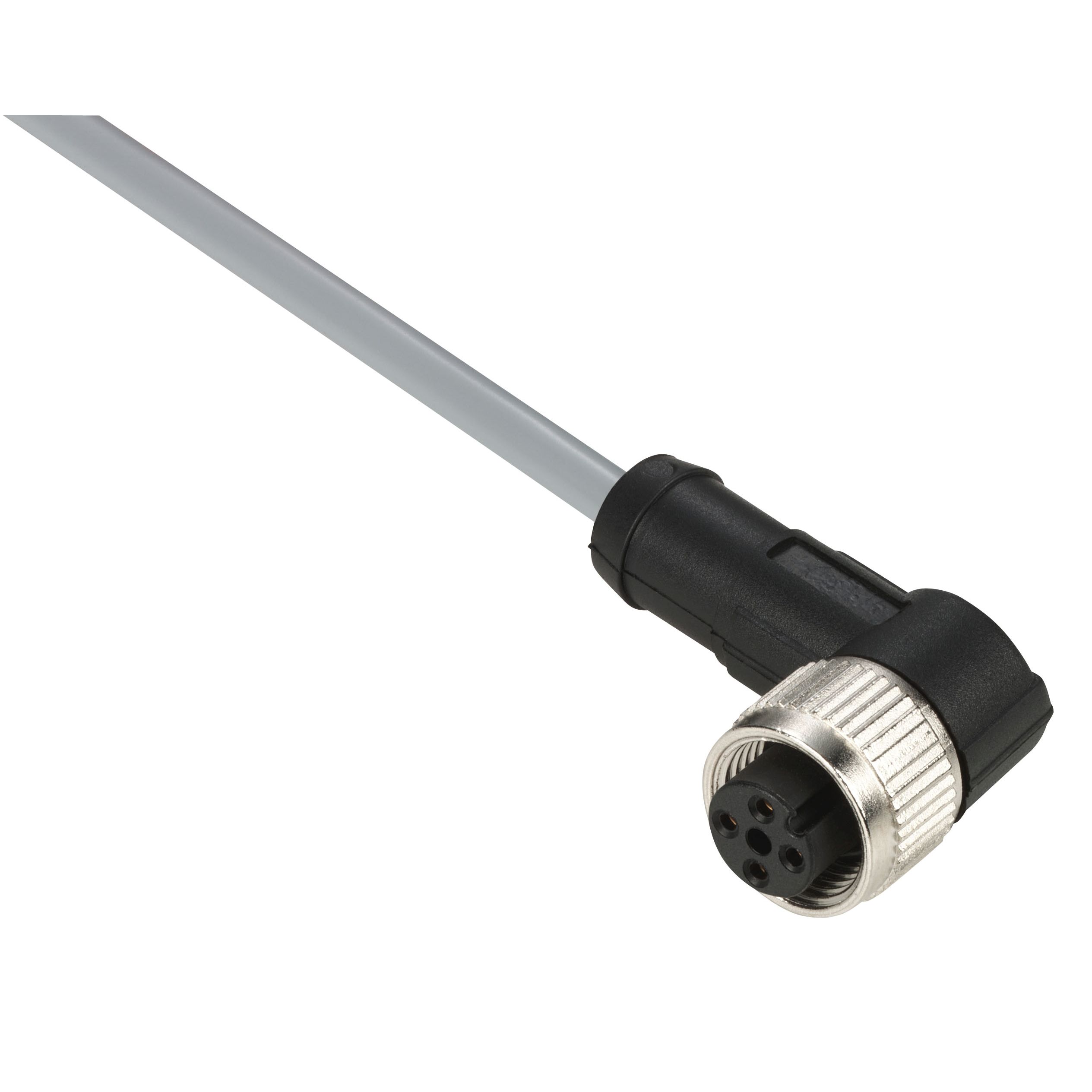 Telemecanique Sensors Female 4 way M12 to 4 way Sensor Actuator Cable, 10 m