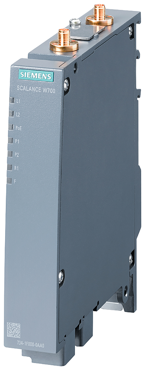 Siemens 6GK5734 Series DIN Rail, Wall Industrial Hub, 2 RJ45 Ports, 100 (Ethernet) Mbit/s, 300 (WLAN) Mbit/s