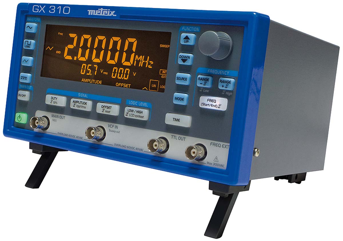 Metrix GX 310 Function Generator, 0.001Hz Min, 10MHz Max