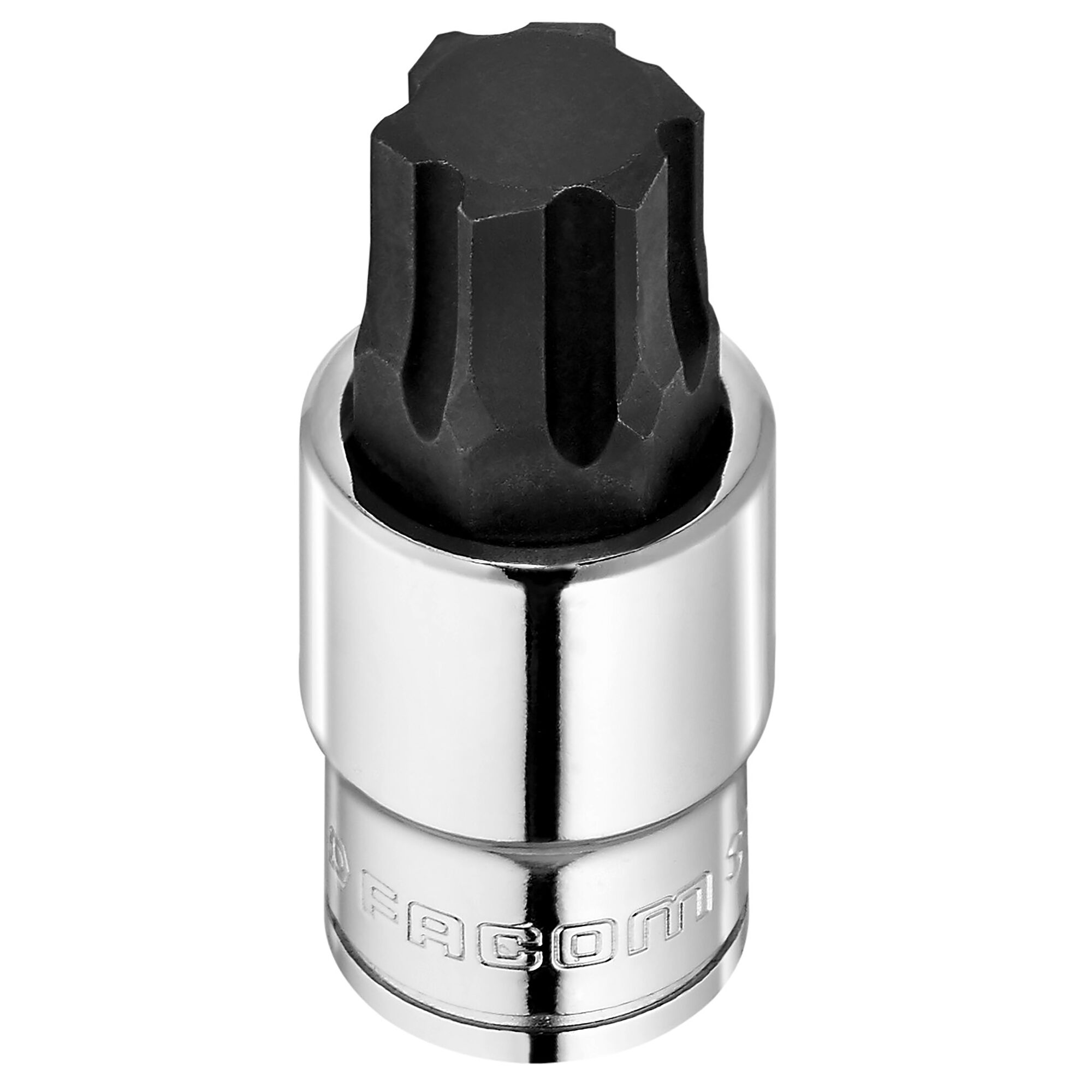 Facom 1/2 in Drive Bit Socket, Hex OGV Bit, 17mm, 60 mm Overall Length