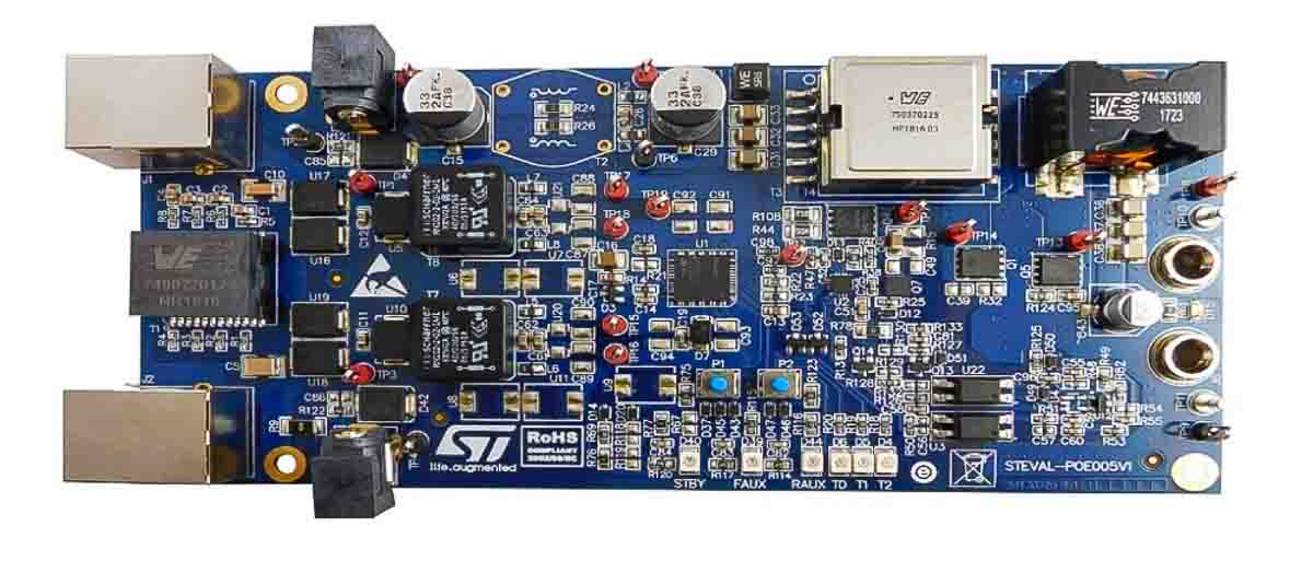 STMicroelectronics Evaluation Board Power Management for PM8805 for Building Safety and Security or Surveillance