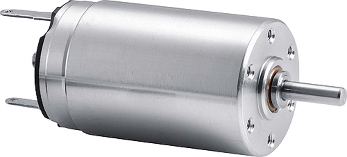 Faulhaber Brushed DC Motor, 8.1 W, 12 V dc, 12 mNm, 4450 rpm, 3mm Shaft Diameter