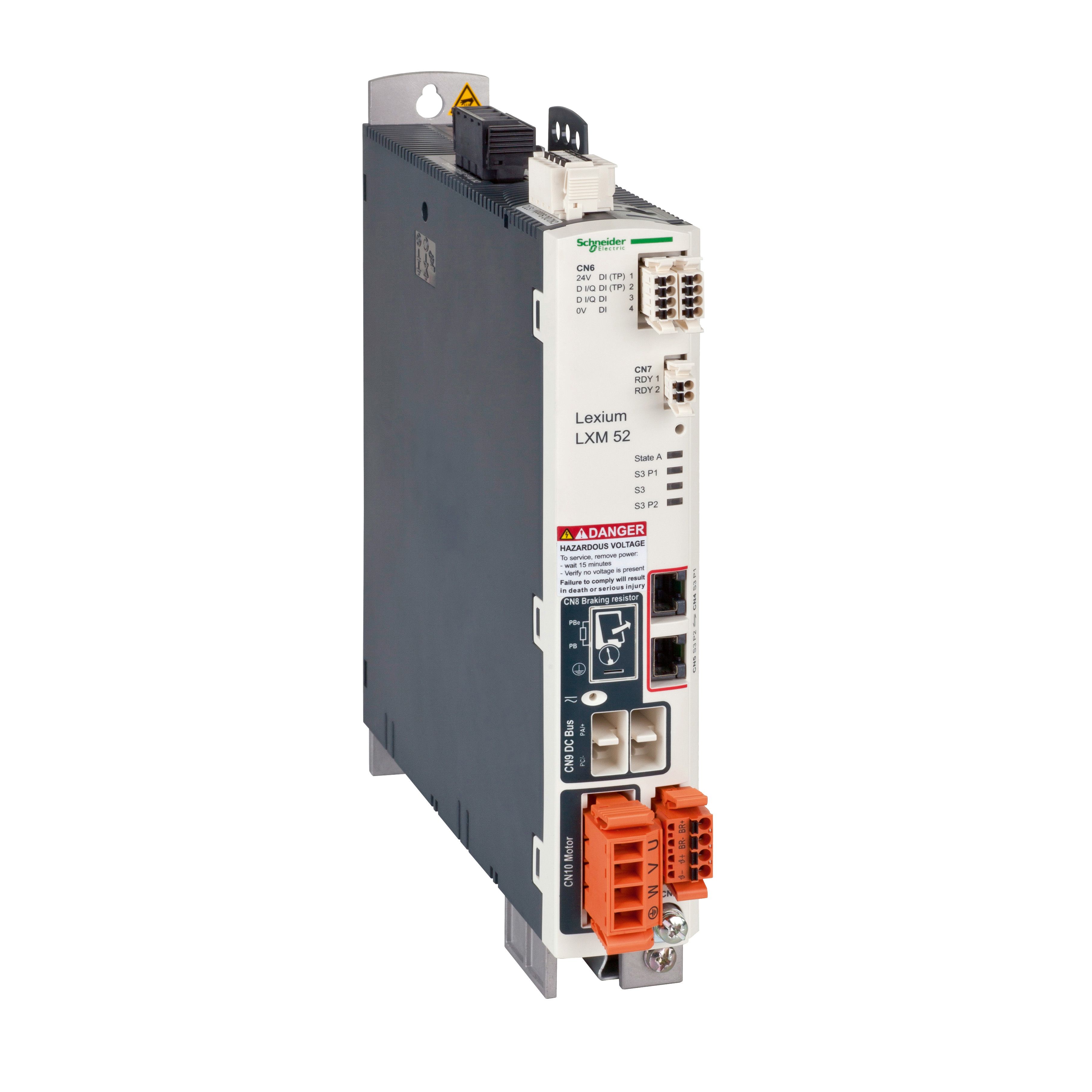 Schneider Electric 0.8 kW Servo Drive, 208/480 V, 3 Phase, 1.5 A, Servo Controller Function