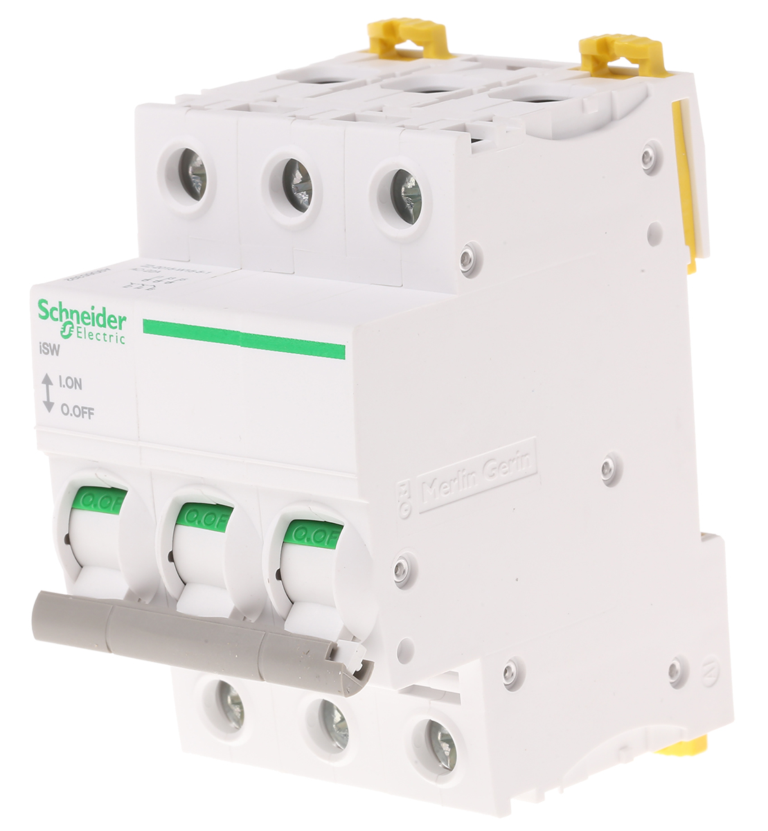 Schneider Electric 3P Pole DIN Rail Switch Disconnector - 125A Maximum Current, IP20