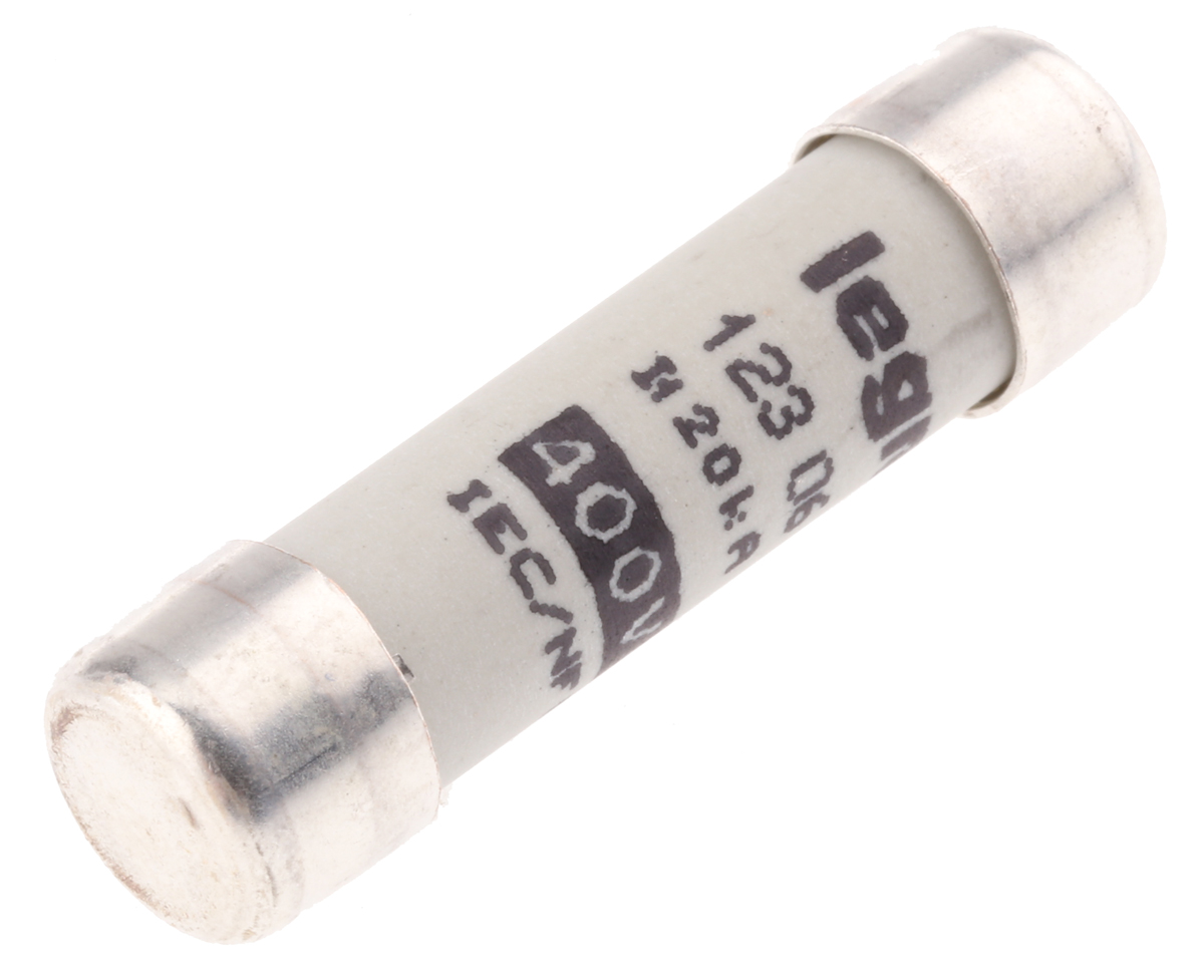 Legrand 6A F Ceramic Cartridge Fuse, 8.5 x 32mm