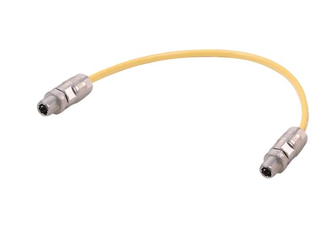 HARTING Male 2 way M12 to Male 2 way M12 Cable, 2 m