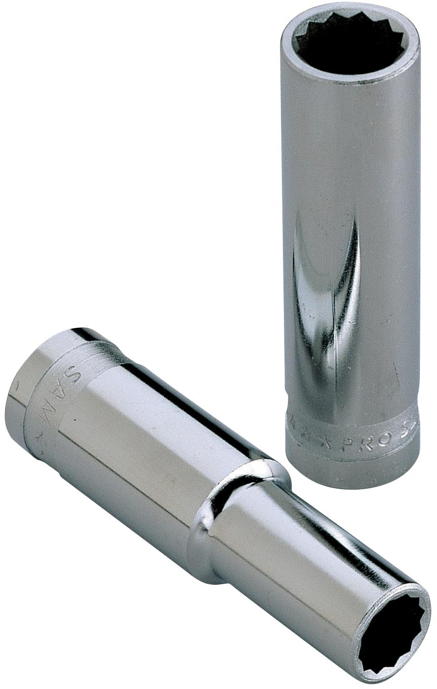 SAM 1/2 in Drive 1 1/8in Bi-Hexagon, 12 point, 38mm, 82 mm Overall Length