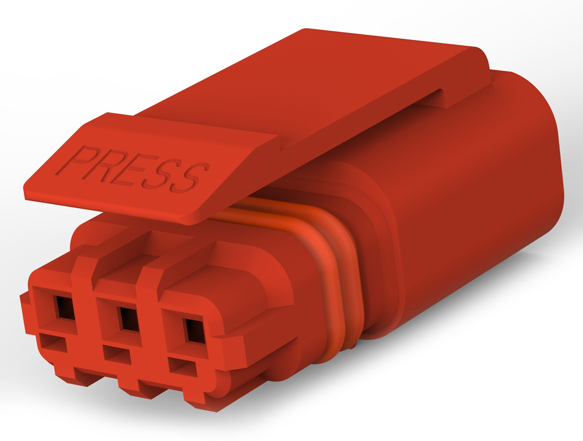 TE Connectivity SlimSeal Connector Miniature Series Miniature, 3-Pole, Male, 3-Way, Cable Mount, 5A, IP67