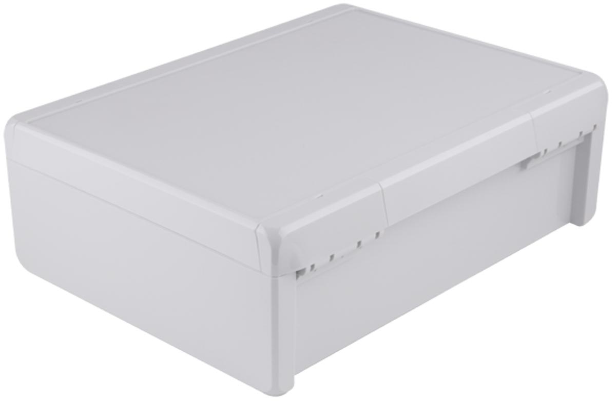 Bopla Bocube Series Light Grey ABS Enclosure, IP66, IP68, Light Grey Lid, 284 x 364 x 120mm