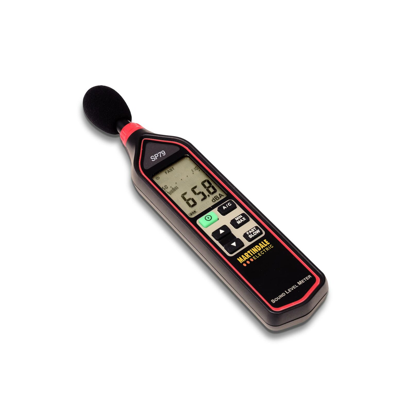 Martindale SP79 Sound Level Meter, 32dB to 130dB, 8kHz max with RS Calibration