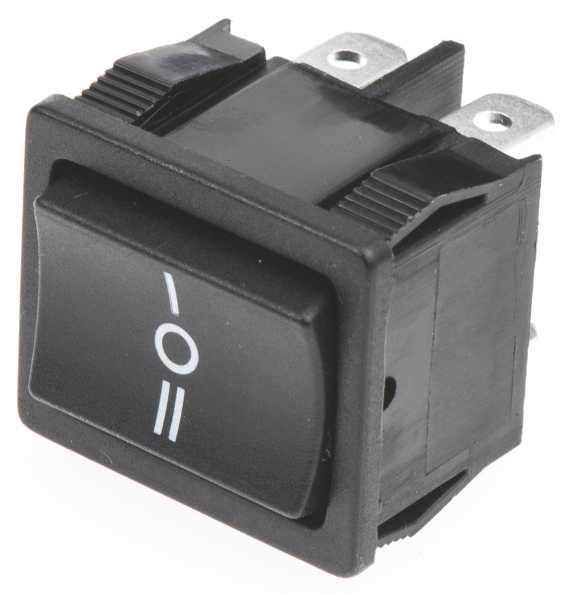 TE Connectivity DPDT, (On)-Off-(On) Rocker Switch Panel Mount