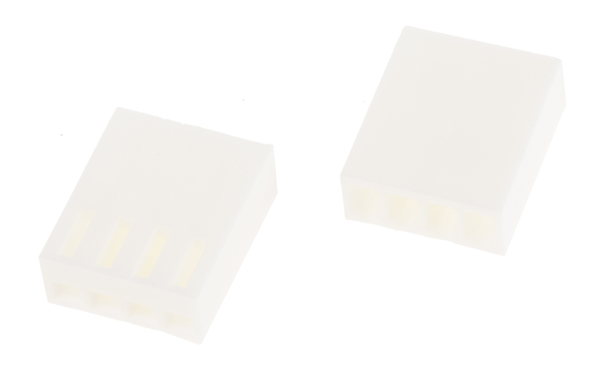 Molex, KK 254 Female Connector Housing, 2.54mm Pitch, 4 Way, 1 Row