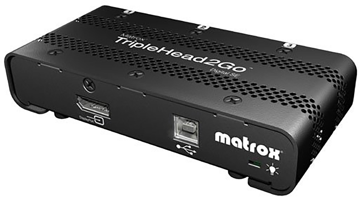Matrox 1 Input 3 Output DVI Multi-Monitor Adapter 5760 x 1080