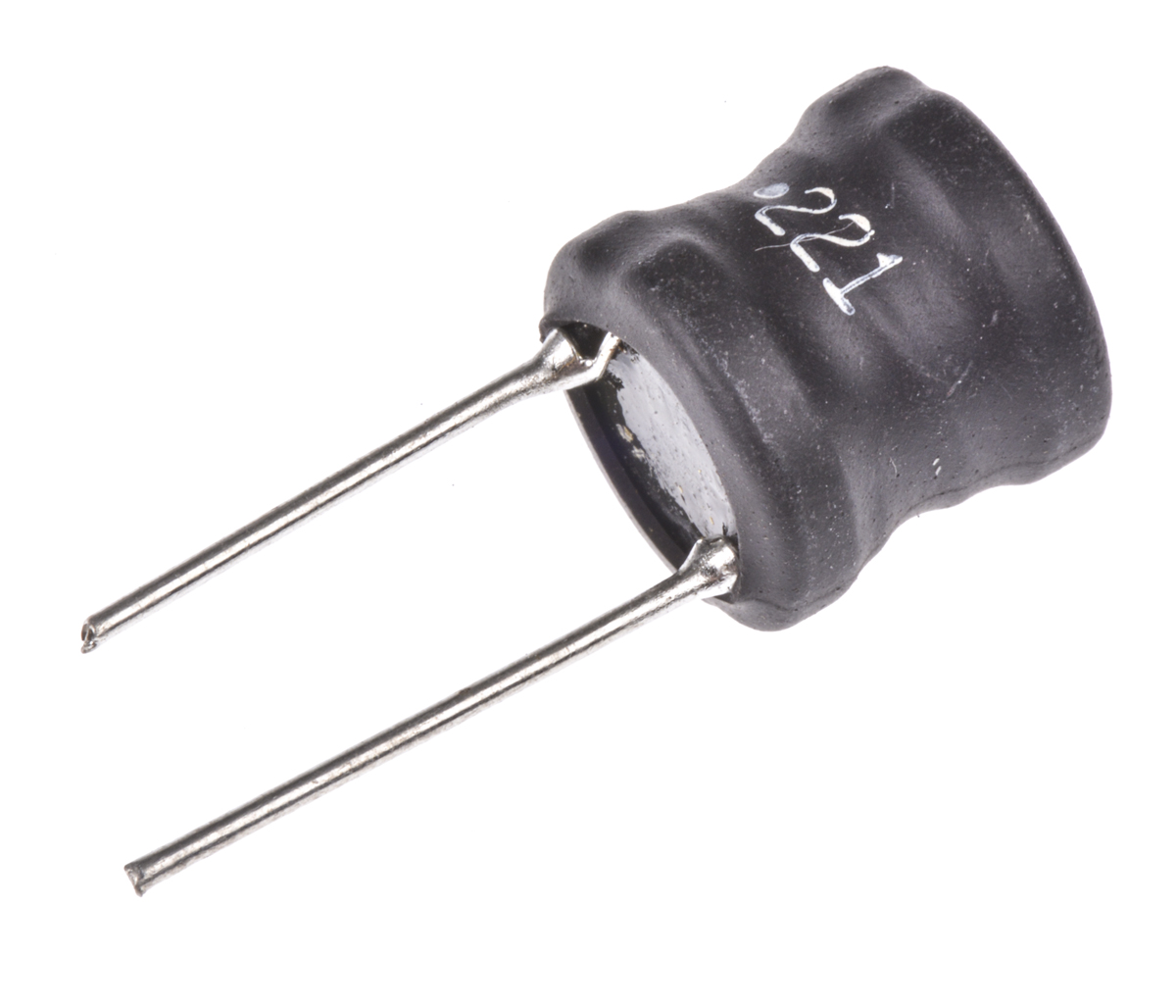 Bourns 220 μH ±10% Ferrite DR Leaded Inductor, Max SRF:3.4MHz, Q:40, 680mA Idc, 250mΩ Rdc, RLB